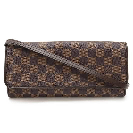 Louis Vuitton Damier Pochette Twin GM Bag