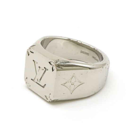 Louis Vuitton Signet Ring Silver Metal