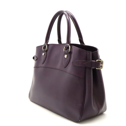 Louis Vuitton Epi Passy PM Leather Handbag Purple