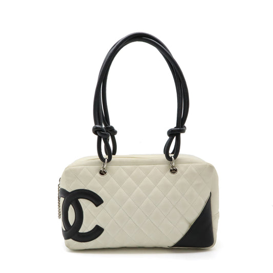 Chanel Cambon Line Bowling Bag Leather