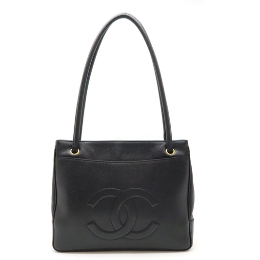 Chanel Caviar Leather Coco Mark Tote Bag