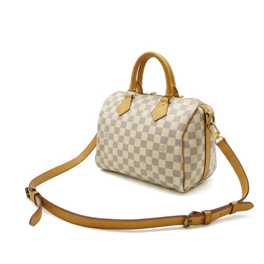 Louis Vuitton Damier Azur Speedy Bandouliere 25 Handbag