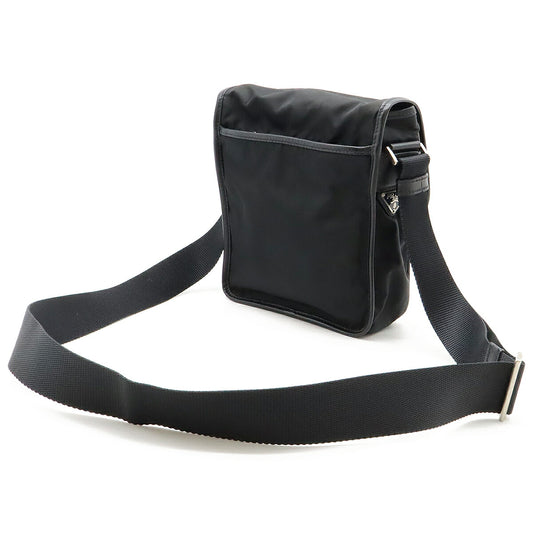 Prada Nylon Leather Shoulder Bag Pochette