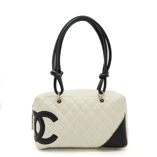 Chanel Cambon Line Bowling Bag Leather