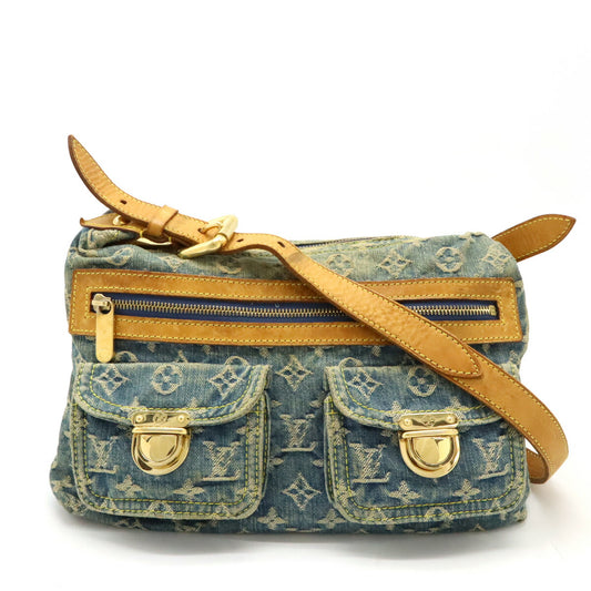 Louis Vuitton Monogram Denim Bag PM Blue