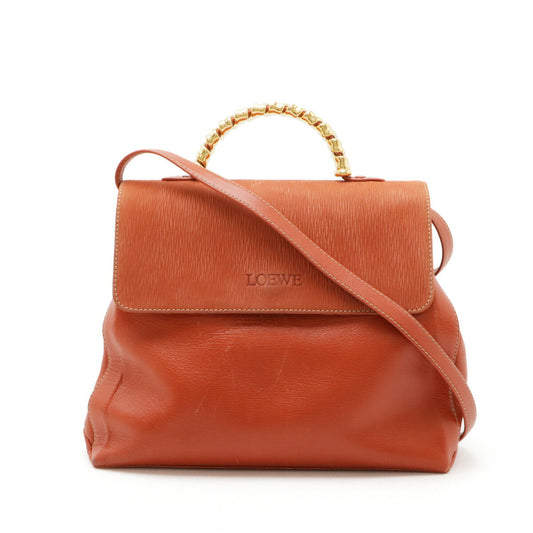 Loewe Velazquez Twist Leather Handbag