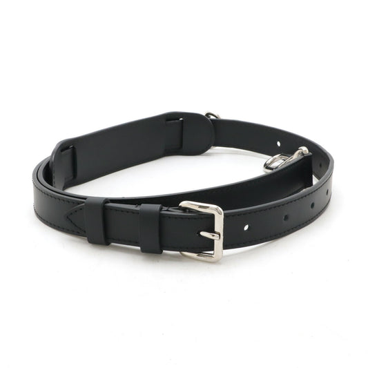 Louis Vuitton Leather Shoulder Strap Black