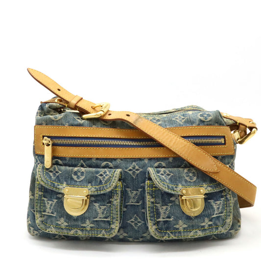 Louis Vuitton Monogram Denim Bag PM Blue M95049