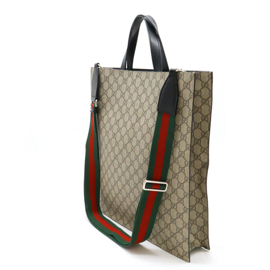 Gucci Soft GG Supreme Tote Bag PVC Leather