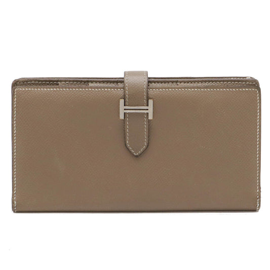 Hermes Bearn Souffle Long Wallet Leather