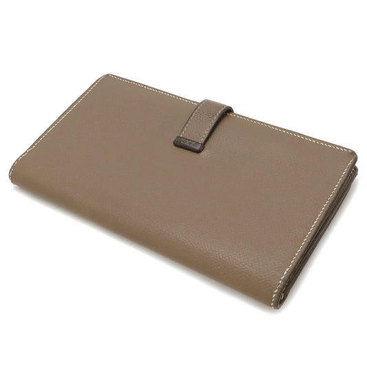 Hermes Bearn Souffle Long Wallet Leather