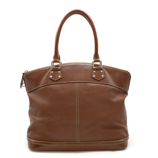 Louis Vuitton Suhali Lockit GM Tote Bag Brown