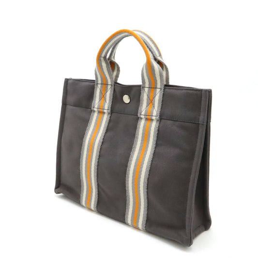 Hermes Canvas Fourre Tout Tote PM Bag