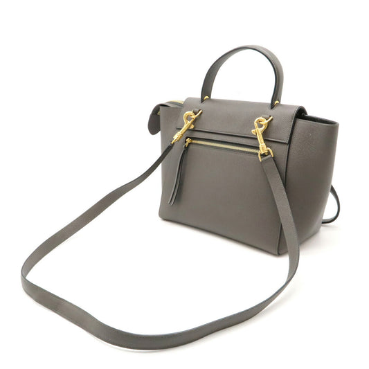 Celine Leather Belt Bag 2WAY Handbag