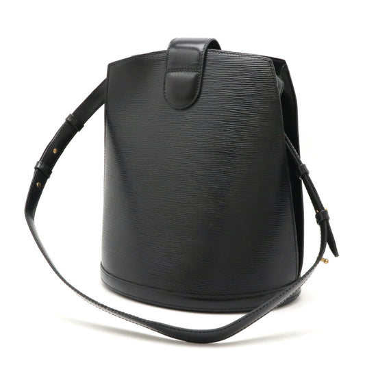 Louis Vuitton Epi Leather Cluny Shoulder Bag Black