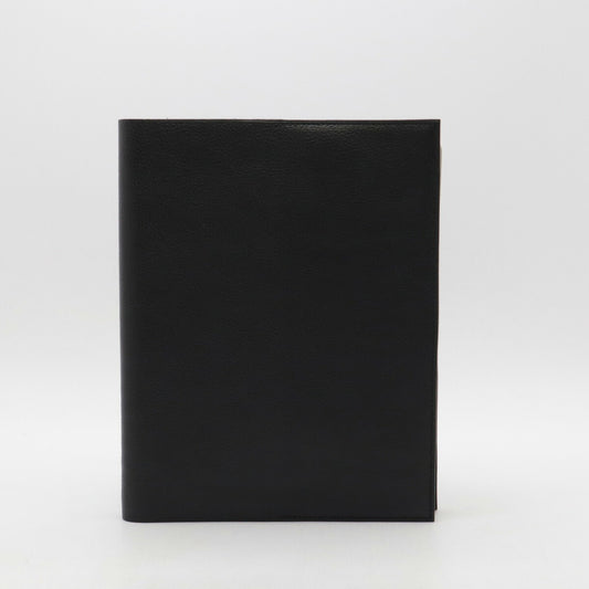 Hermes Leather Notebook Cover Black