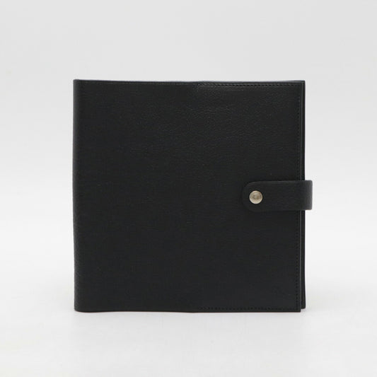 Hermes Leather CD/DVD Case Black