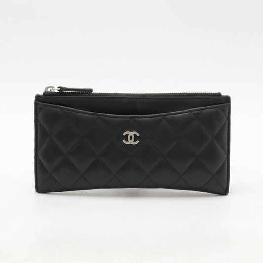 Chanel Matelasse Leather Wallet Pouch Case