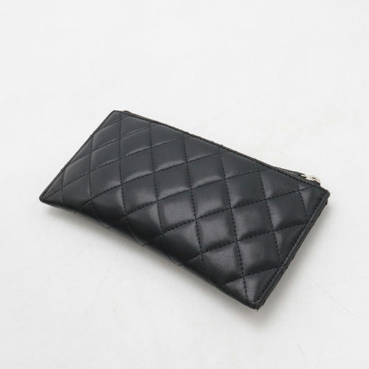 Chanel Matelasse Leather Wallet Pouch Case