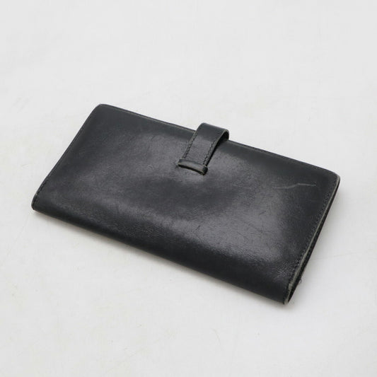 Hermes Leather Bearn Classic Long Wallet