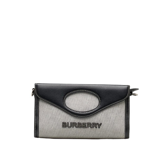 Burberry Logo Horseferry 2WAY Handbag