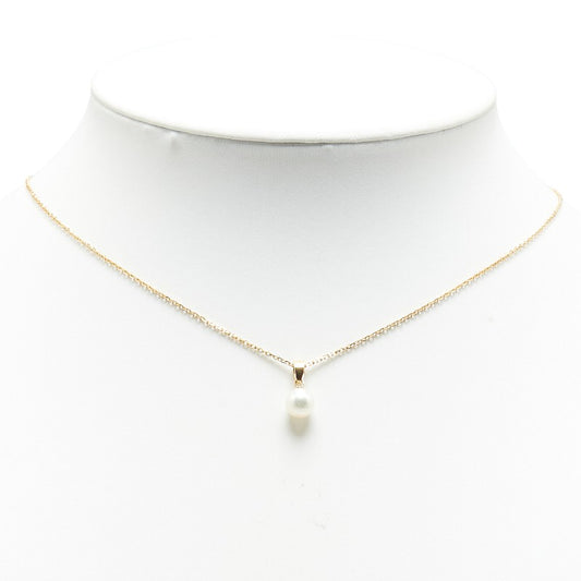 Mikimoto K18YG Pearl Necklace