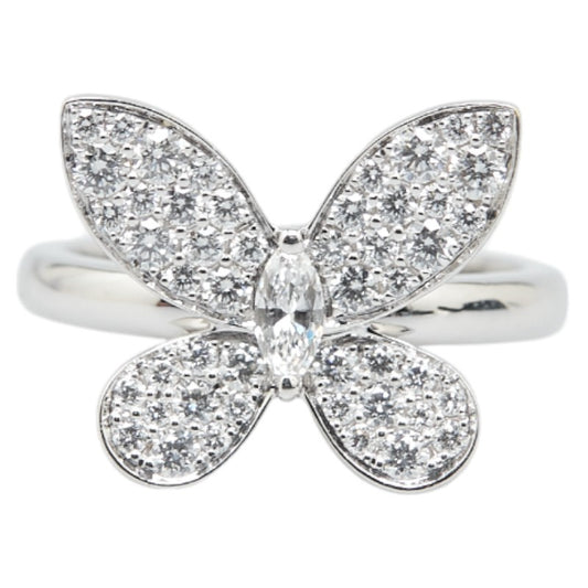 Graff Butterfly Pave Diamond Ring K18WG