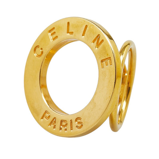 Celine Gold Plated Scarf Ring