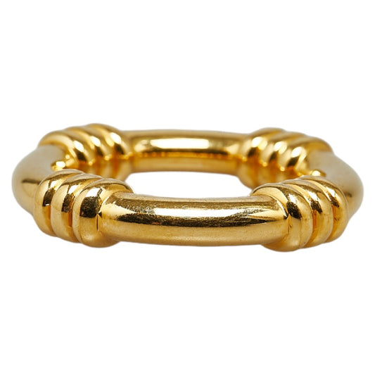 Hermes Bouee Scarf Ring Gold Plated