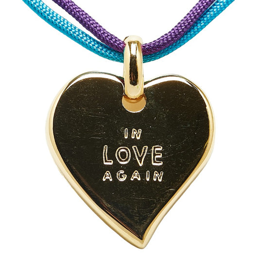 Yves Saint Laurent Heart Motif Necklace Choker