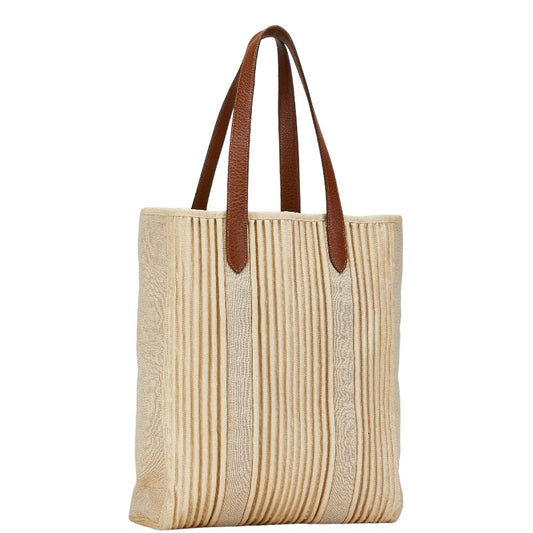 Hermes Calicut Cabas Tote Bag Canvas Leather