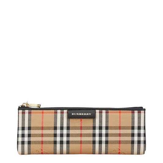 Burberry Nova Check Shadow Horse Canvas Pen Case