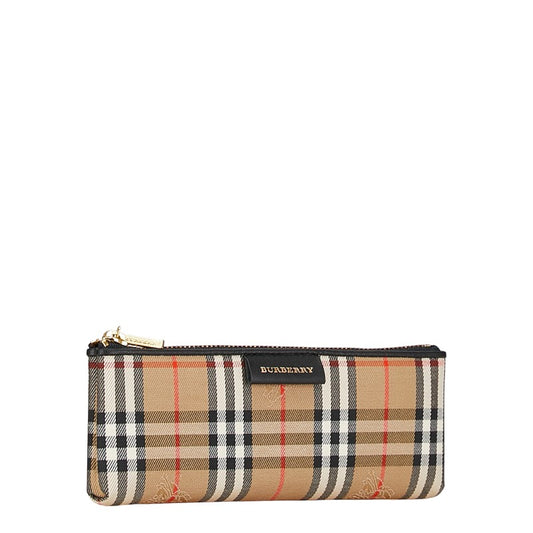 Burberry Nova Check Shadow Horse Canvas Pen Case