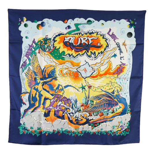 Hermes Silk Scarf 90 THE ALFEE AUBE LIBRE