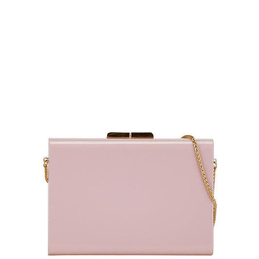 Salvatore Ferragamo Pink Chain Shoulder Bag