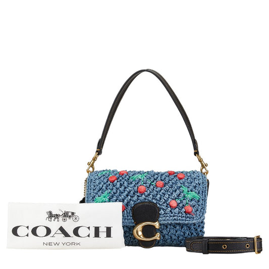 Coach Soft Tabby Embroidery Cherry 2WAY Bag