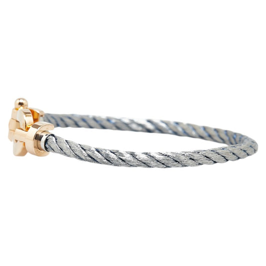 Fred Force 10 MM Bracelet Pink Gold Cotton