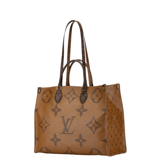 Louis Vuitton OnTheGo MM Handbag Brown