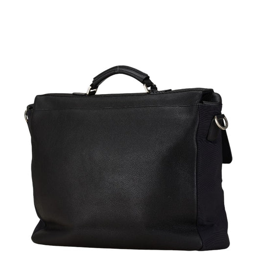 Salvatore Ferragamo Leather Nylon Business Bag