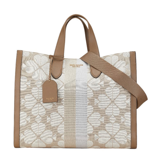 Kate Spade Canvas Leather Tote Bag