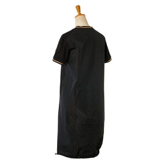 Moncler ABITO Logo Patch Dress XS Black