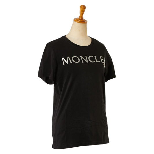 MONCLER Logo Patch Cotton T-Shirt XS Black