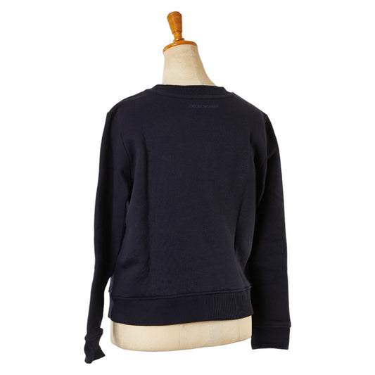 Armani Manga Bear Sweatshirt Navy Blue Cotton Women