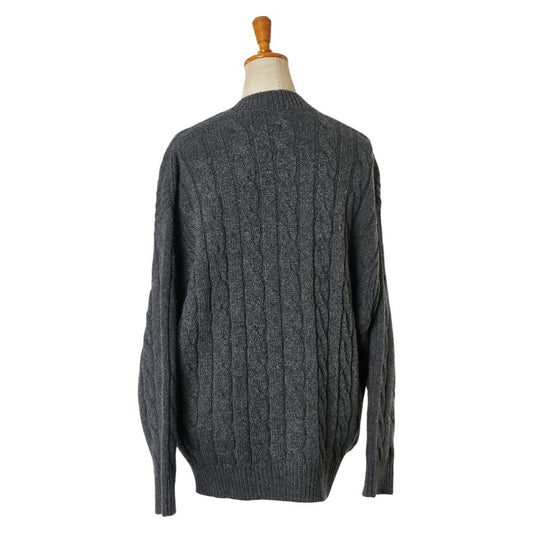 Prada Cashmere Knit Cardigan Gray