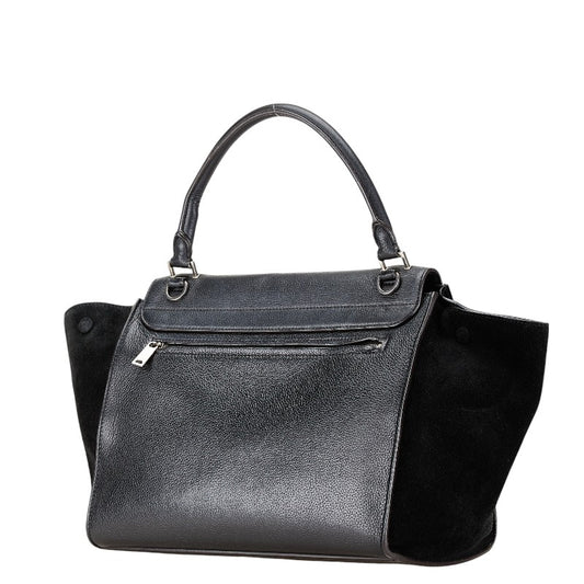 Celine Trapeze Leather Suede Handbag