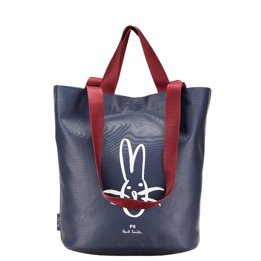 Paul Smith Doodle Rabbit Tote Bag Navy