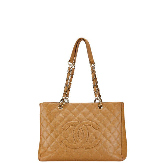 Chanel Caviar Skin Coco Mark Tote Bag