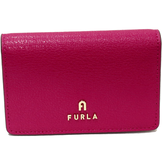 Furla Card Case Magnolia Peony Fuchsia