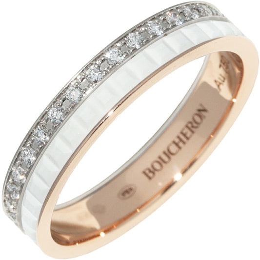 Boucheron K18PG K18WG Diamond Ring JAL00237