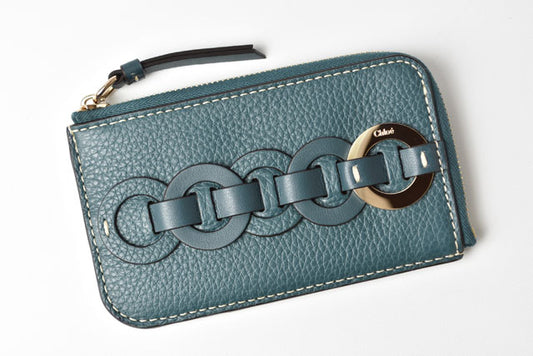 Chloe Leather Mini Wallet Coin Case DARRYL